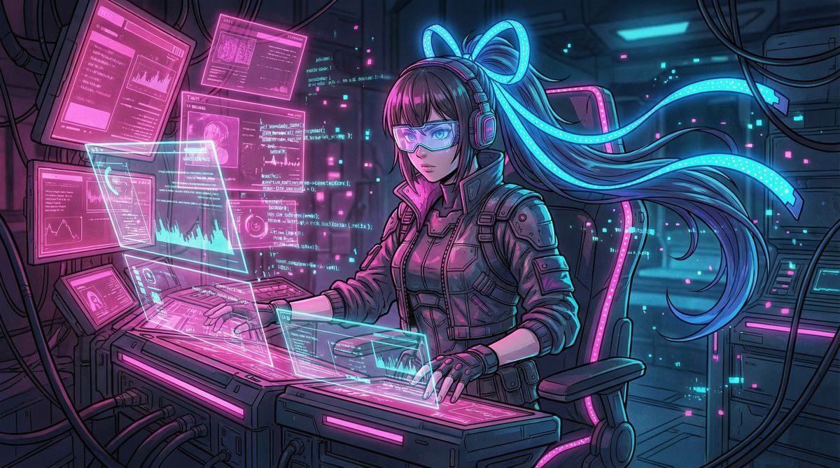 呦呦视频动漫-赛博幻境霓虹少女